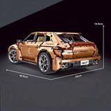 Afobrick TGL T5024A Aston Martin DBX Gold 1:8 3145pcs, view 5
