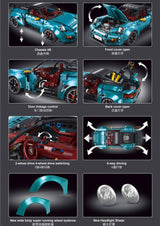 Afobrick TGL T5026 GT2RS-911 Blue, view 5
