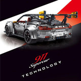 Afobrick TGL T5026A GT2RS-911 Silver Grey, view 3