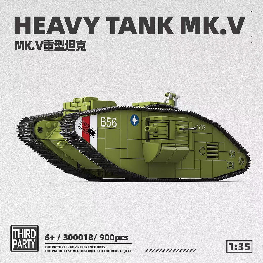 Afobrick THIRD PARTY 300018 HEAVY TANK MK.V