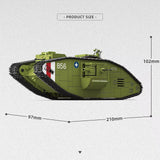 Afobrick THIRD PARTY 300018 HEAVY TANK MK.V, view 2