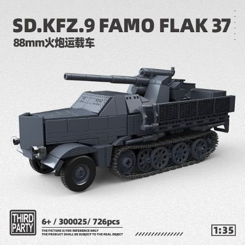 Afobrick Third party 300025 SD.KFZ.9 FAMO FLAK 37
