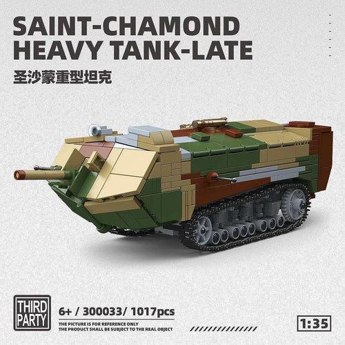 Afobrick Third party 300033 Saint-Chamond Heavy Tank Late