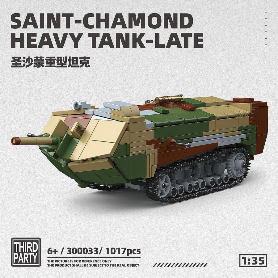 Afobrick Third party 300033 Saint-Chamond Heavy Tank Late