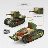 Afobrick Third party 300035 Renault FT machine-gun/anti-tank, view 2