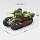 Afobrick Third party 300035 Renault FT machine-gun/anti-tank, view 4