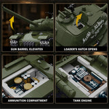 Afobrick TK2 TK8007 IS-2 HEAVY TANK, view 5