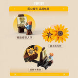 Afobrick TOPTOY TC1501 Sunflower In Vase, view 3