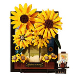 Afobrick TOPTOY TC1501 Sunflower In Vase, view 4