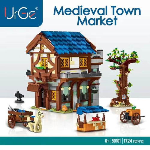 Afobrick URGE 50101 Medievaltown Market 1724pcs