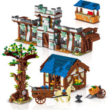 Afobrick URGE 50101 Medievaltown Market 1724pcs, view 2