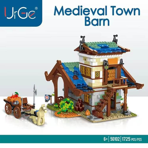Afobrick URGE 50102 Medievaltown Barn 1725pcs