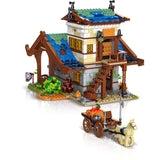 Afobrick URGE 50102 Medievaltown Barn 1725pcs, view 2