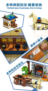 Afobrick URGE 50102 Medievaltown Barn 1725pcs, view 4