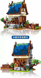 Afobrick URGE 50104 Medieval Town Water Mill 2053pcs, view 5