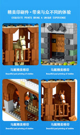 Afobrick URGE 50105 Medieval Town Stable 2645pcs, view 5