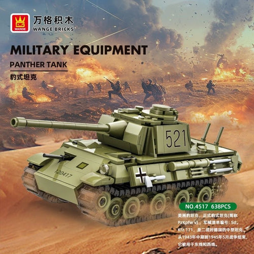 Afobrick Wange 4517 Panzer V Tank