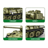 Afobrick Wange 4517 Panzer V Tank, view 3