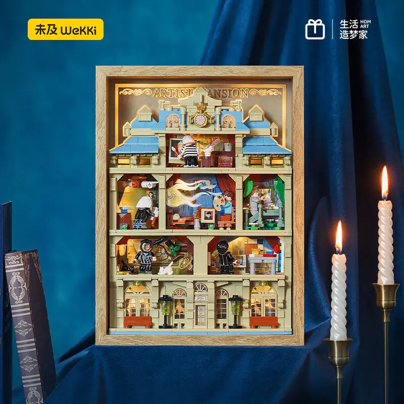 Afobrick Wekki 506303 Artist's Night Creative Building Block Light Painting