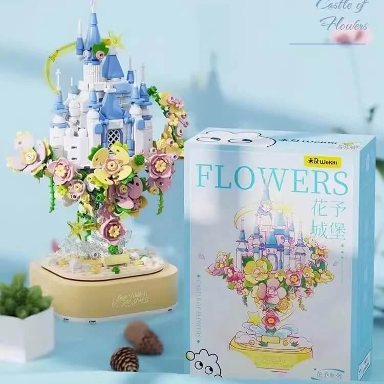 Afobrick Wekki 517203 Castle of Flowers Music Box