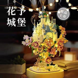 Afobrick Wekki 517203 Castle of Flowers Music Box, view 4