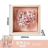 Afobrick Wekki 517207 Heart shaped 3-D Flower, view 4