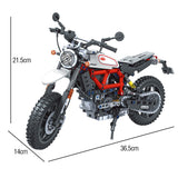 Afobrick WINNER TECHINQUE Scrambler Motorcycle, view 2