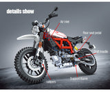 Afobrick WINNER TECHINQUE Scrambler Motorcycle, view 4