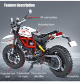 Afobrick WINNER TECHINQUE Scrambler Motorcycle, view 5