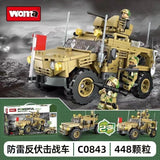 Afobrick WOMA C0843 Mine-resistant ambush-protected vehicle, view 3