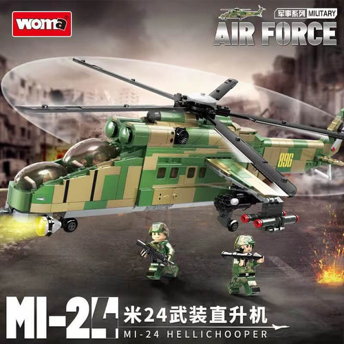 Afobrick WOMA C0896 Mi 24 Armed Helicopter