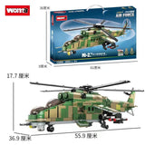Afobrick WOMA C0896 Mi 24 Armed Helicopter, view 4