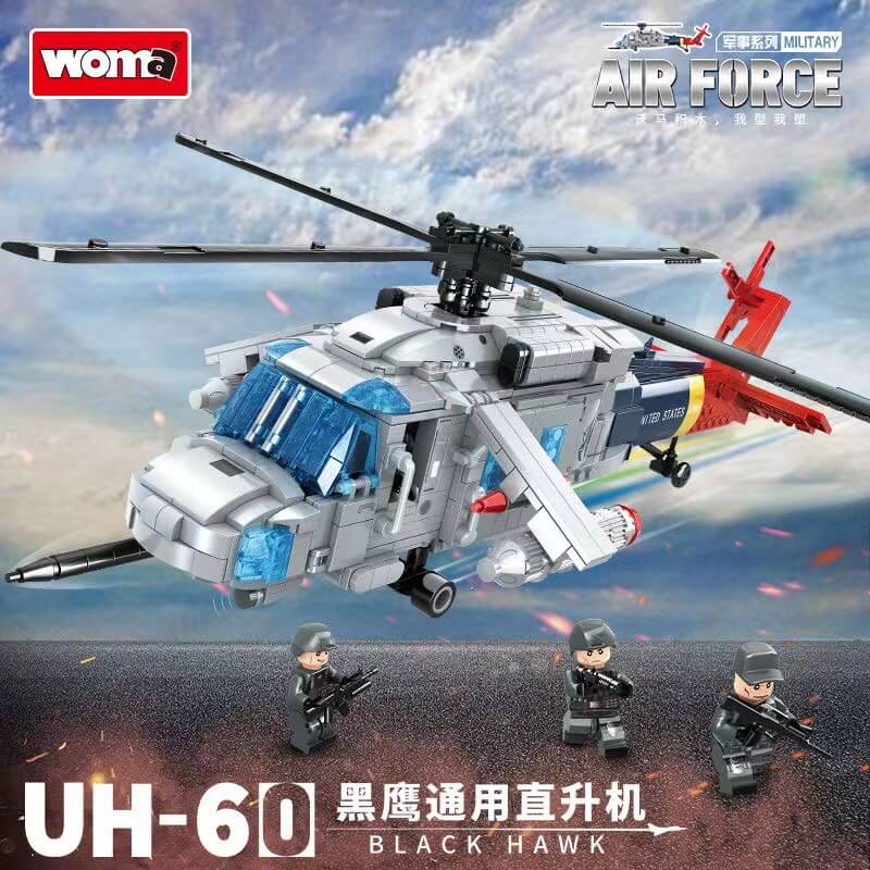 Afobrick WOMA C0897 UH-60 Black Hawk helicopter