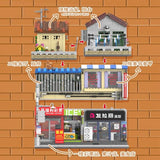 Afobrick XINGBAO XB-01038 Urban Village Barber Shop, view 3