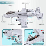 Afobrick XINGBAO XB-06022 A10 attack aircraft, view 4
