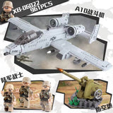 Afobrick XINGBAO XB-06022 A10 attack aircraft, view 6