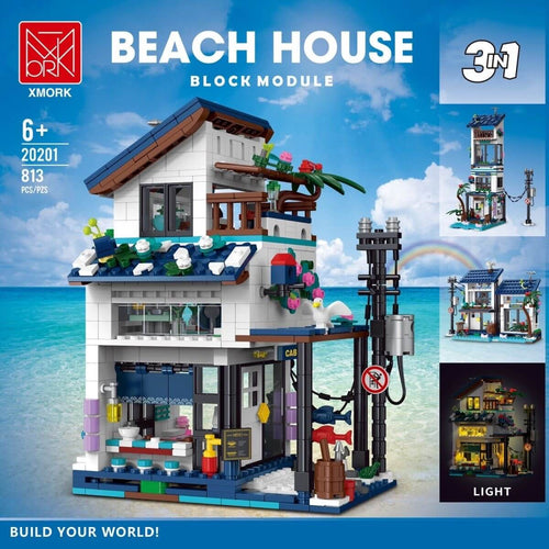 Afobrick Xmork 020201 Beach House 3 IN 1