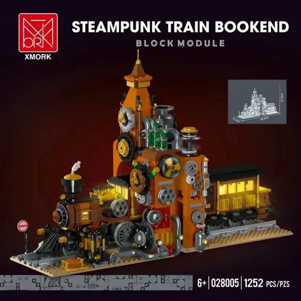 Afobrick XMORK 028005 Steampunk Bookends