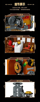 Afobrick XMORK 028005 Steampunk Bookends, view 5