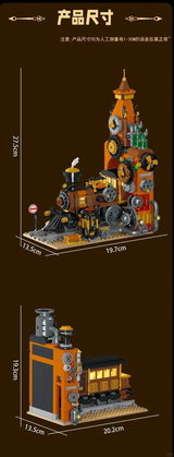 Afobrick XMORK 028005 Steampunk Bookends, view 6