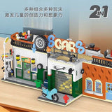 Afobrick Xmork 20203 Cities Repair Shop, view 4