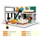 Afobrick ZHEGAO 00337 Modern Rooms 1167PCS, view 2