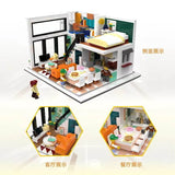 Afobrick ZHEGAO 00337 Modern Rooms 1167PCS, view 3