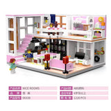 Afobrick ZHEGAO 00338 Nice Rooms 1220PCS, view 2