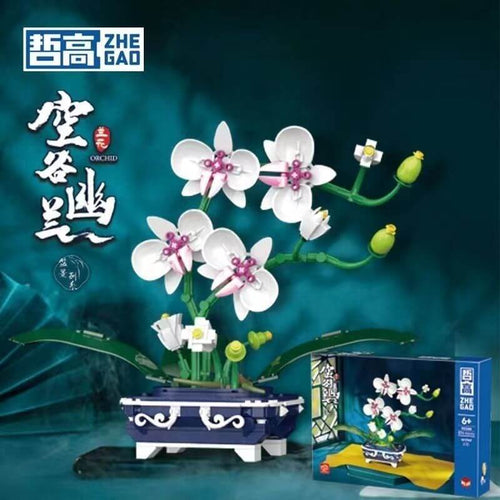 Afobrick ZHEGAO 00388 Orchid Bonsai Mini Brick