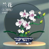 Afobrick ZHEGAO 00388 Orchid Bonsai Mini Brick, view 2