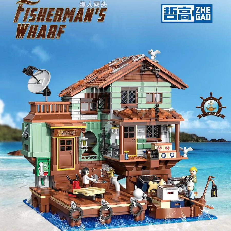 Afobrick ZHEGAO 00421 Fishman's Wharf Mini Brick