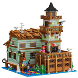 Afobrick ZHEGAO 00981 Fishing Village Cabin mini brick 1881pcs, view 5