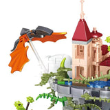 Afobrick ZHEGAO 01012 Cloud Castle MINI BRICK 746pcs, view 4
