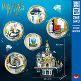 Afobrick Zhegao 01048 Poseidon Palace Mini Brick, view 2